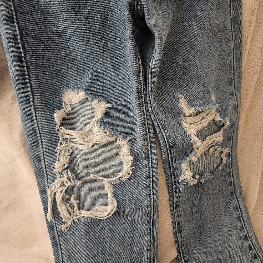 Carmar Distressed Straight Leg Jeans-26 - Picture 9 of 10